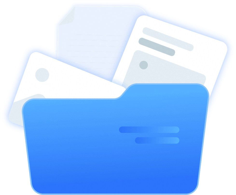 Folder and documents icon